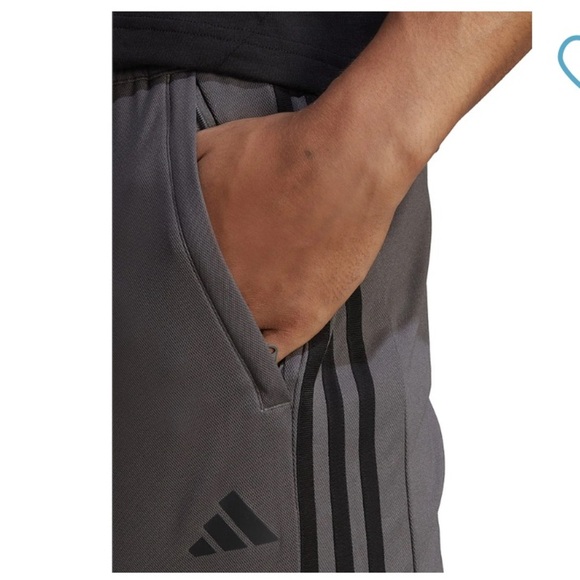 Adidas men’s 3S PES athletic shorts training casual bottoms zippers size M Gray - Picture 4 of 16